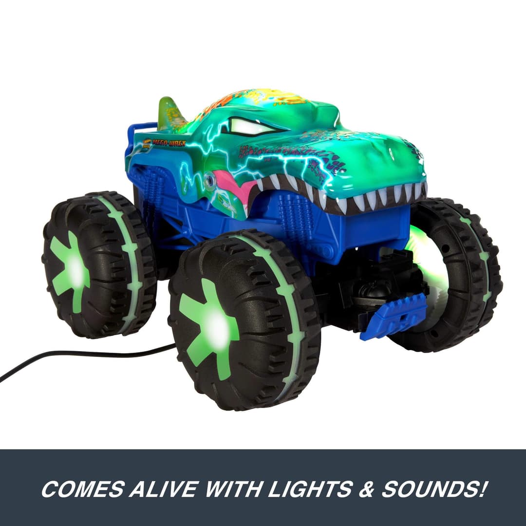 Hot Wheels Mega-Wrex Alive RC Remote-Control Toy - Blue - Mega Wrex - Image 6