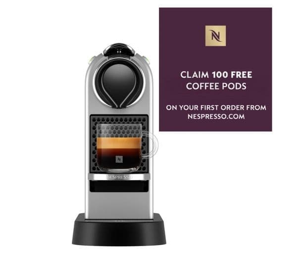 Nespresso by Krups Citiz XN741B40 Coffee Machine Silver