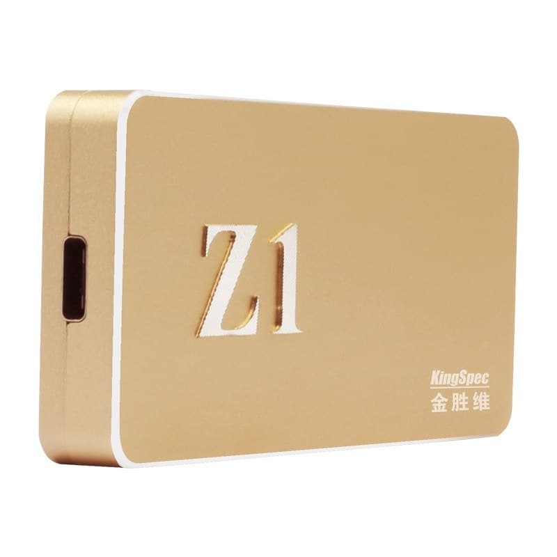 512GB KingSpec Z1 USB3.1 Type-C External SSD - Image 1