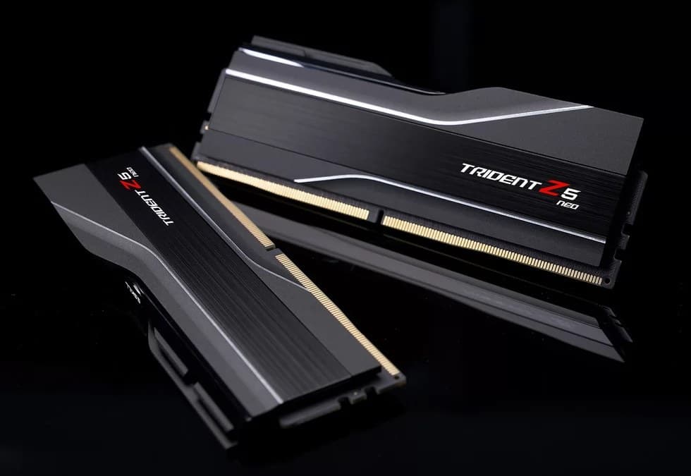 32GB G.Skill DDR5 Trident Z5 NEO 6000MHz CL30 1.35V Dual Channel Kit 2x 16GB Black - Image 3