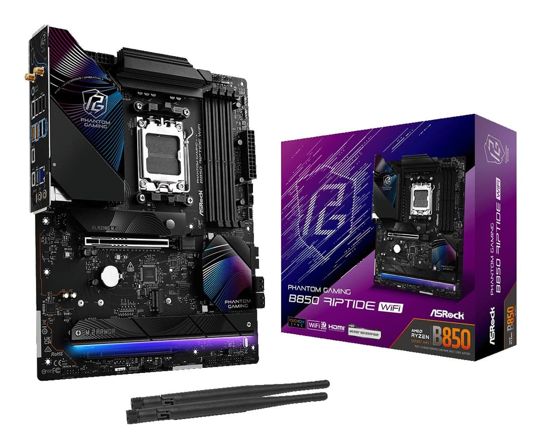 Asrock Phantom Gaming B850 Riptide WiFi AMD B850 Socket AM5 ATX - Image 6