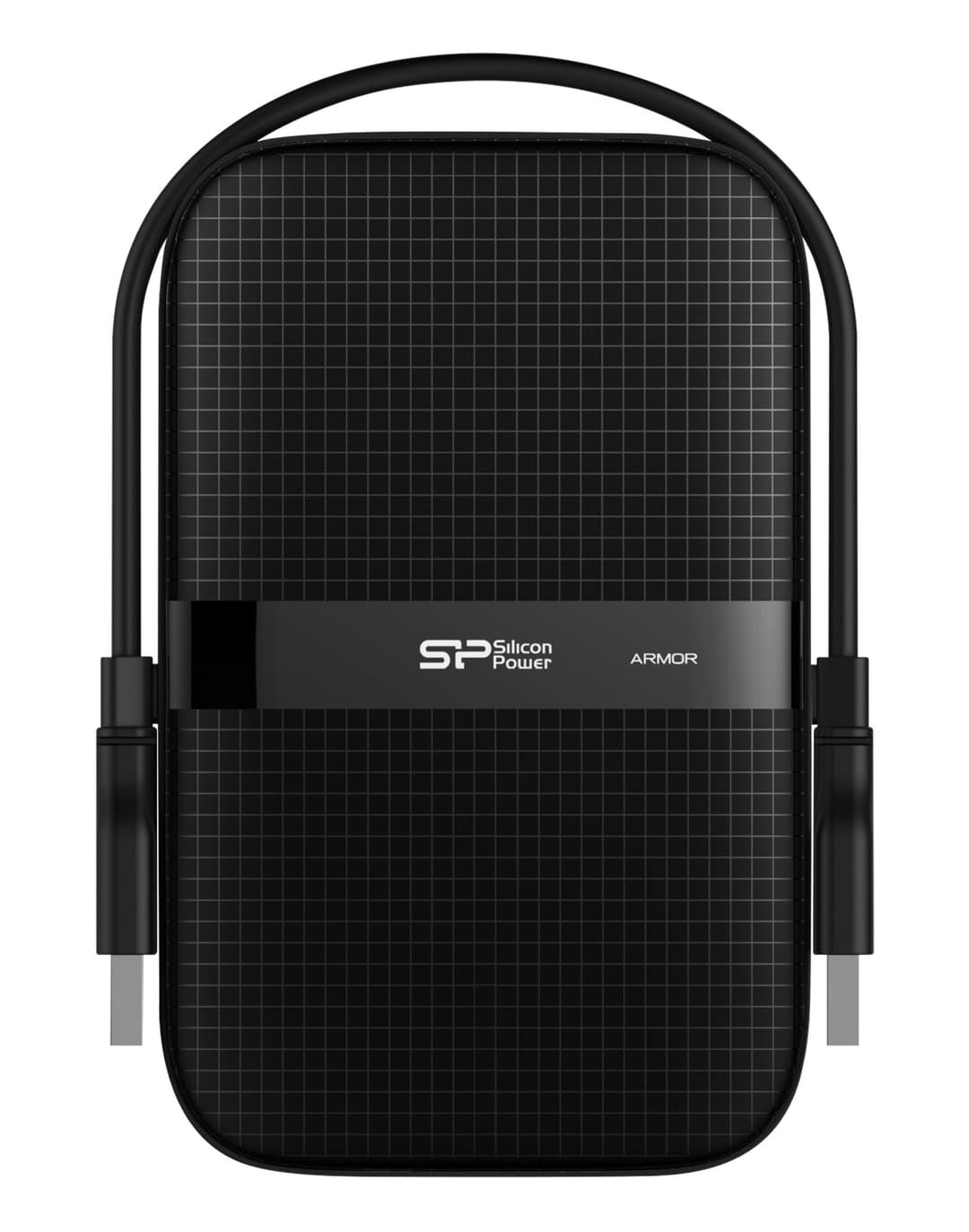 4TB Silicon Power Armor A60 Shockproof Portable Hard Drive - USB3.2 - All-Black Edition - Image 2
