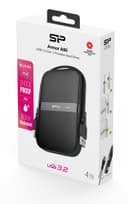 4TB Silicon Power Armor A60 Shockproof Portable Hard Drive - USB3.2 - All-Black Edition thumbnail 4