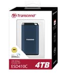 4TB Transcend ESD410C Portable SSD USB Type-A/Type-C Rugged Water-Resistant Dark Blue thumbnail 4
