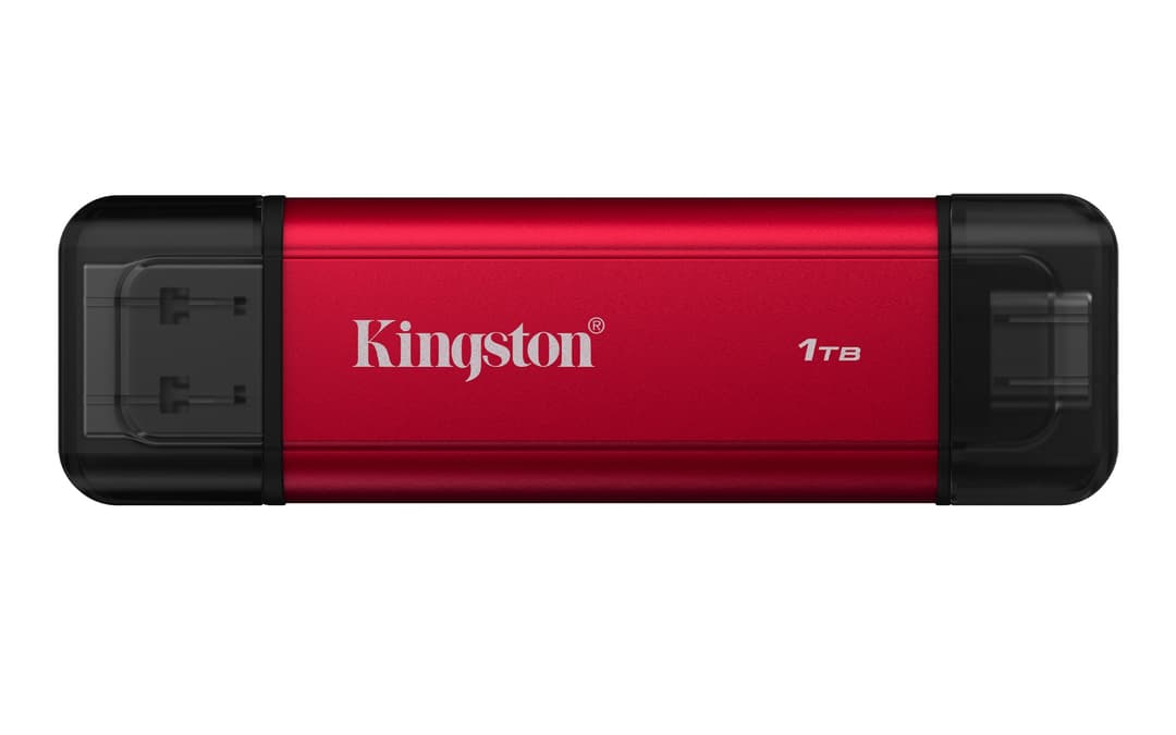 Kingston Technology 1TB Dual USB-A/C Portable SSD, Up to 1050MB/s USB 3.2 Gen 2 - Image 1