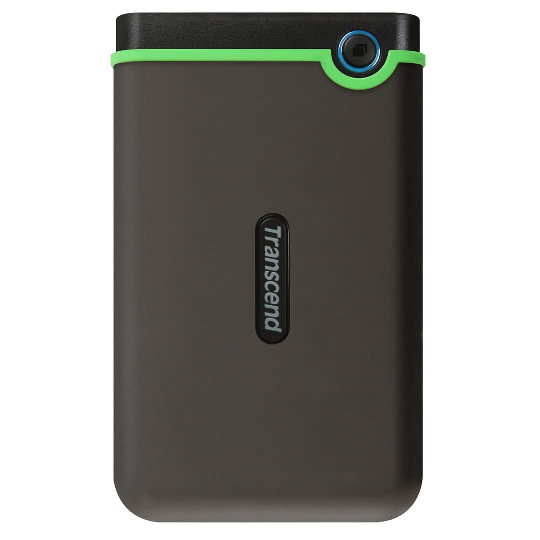 2TB Transcend StoreJet 25M3 USB3.1 Slim Portable Hard Drive Shock-Resistant - Image 1