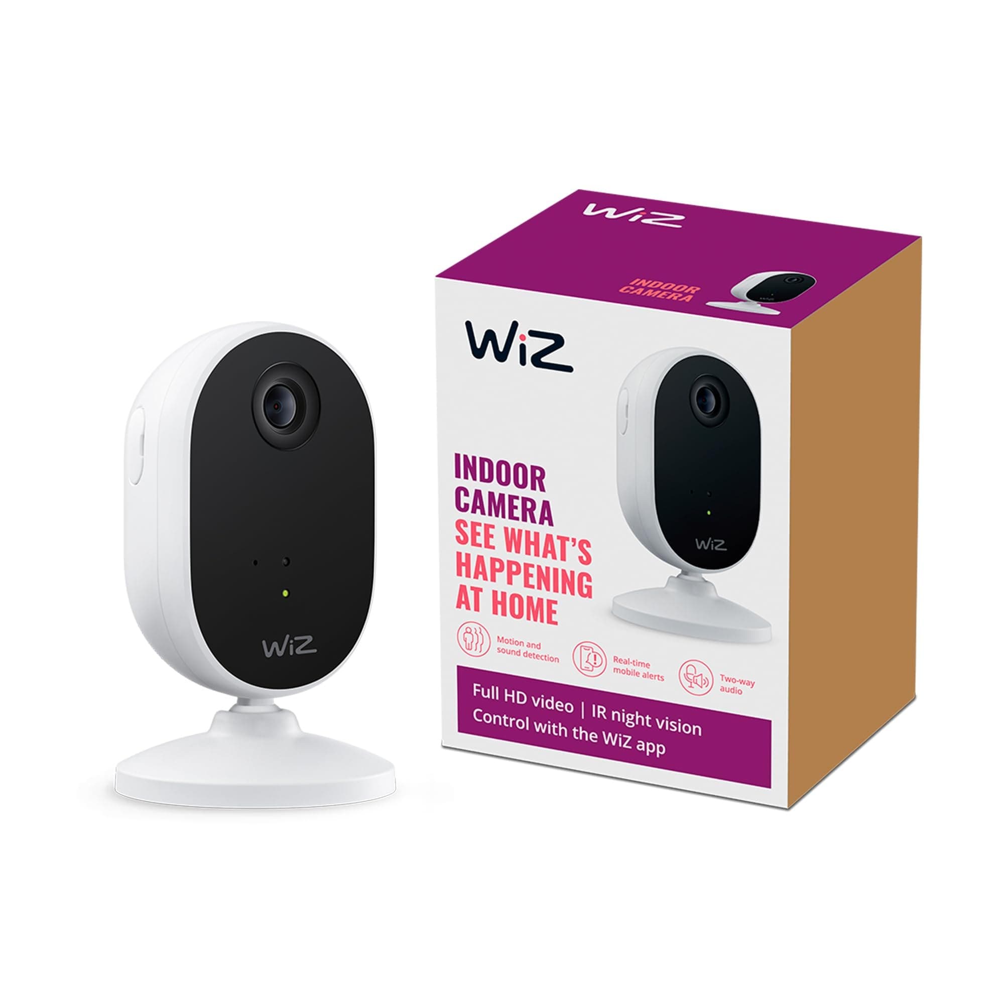 WiZ Connected Indoor Security Camera - White