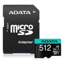 512GB AData Premier Pro microSDXC CL10 UHS-I U3 V30 A2 Memory Card with SD Adapter thumbnail 3