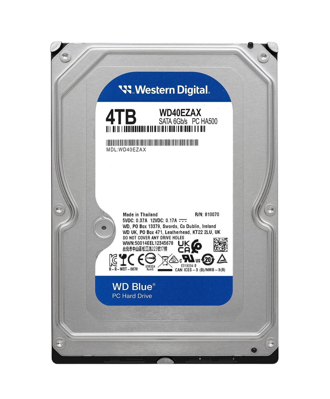 Western Digital Blue WD40EZAX internal hard drive 3.5" 4 TB Serial ATA III - Image 2