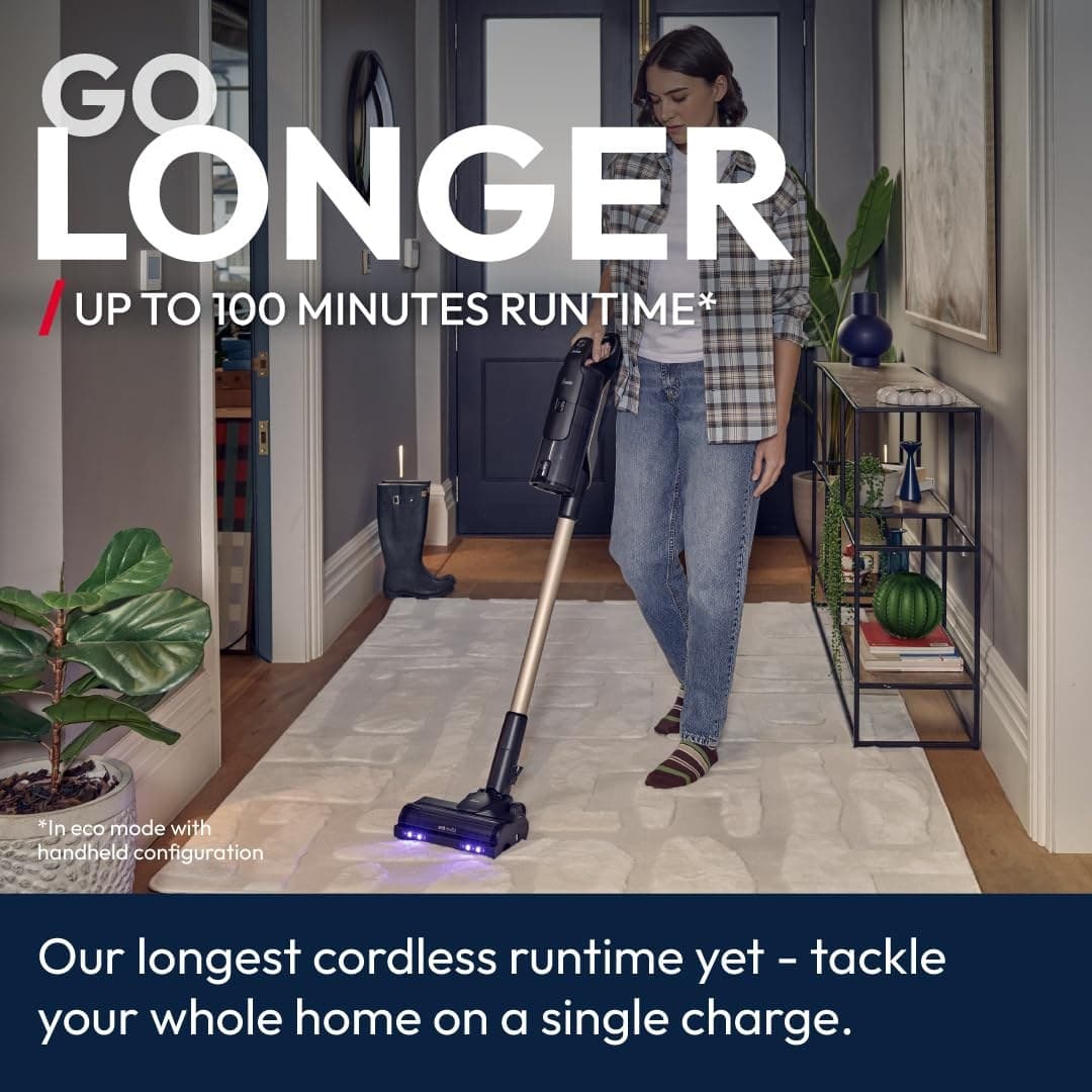 Hoover HF610P Cordless Vacuum Cleaner - Black/Metallic Gold - Image 5