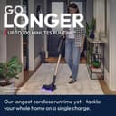 Hoover HF610P Cordless Vacuum Cleaner - Black/Metallic Gold thumbnail 5
