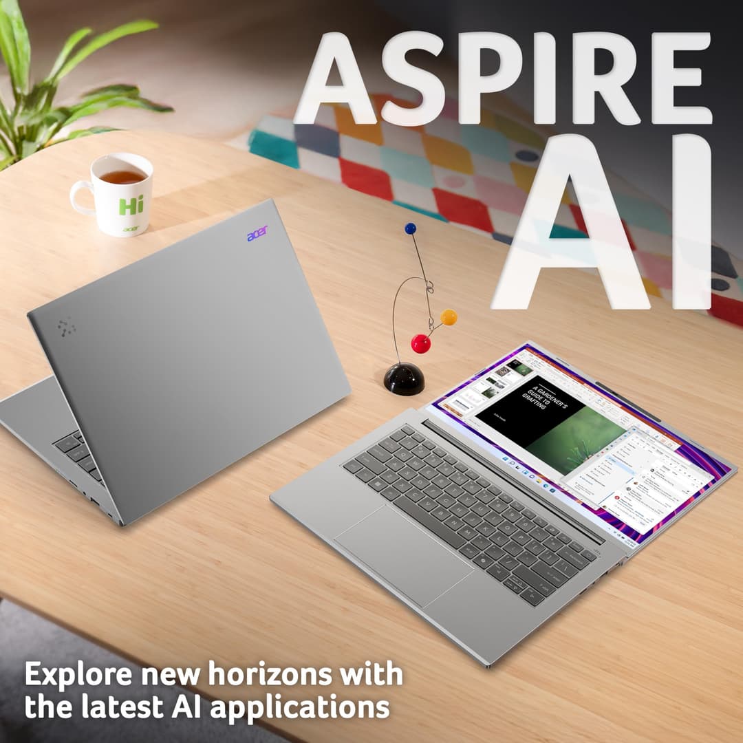 Acer Aspire 14 AI A14-61M Co-Pilot+ Laptop - Silver - Image 2