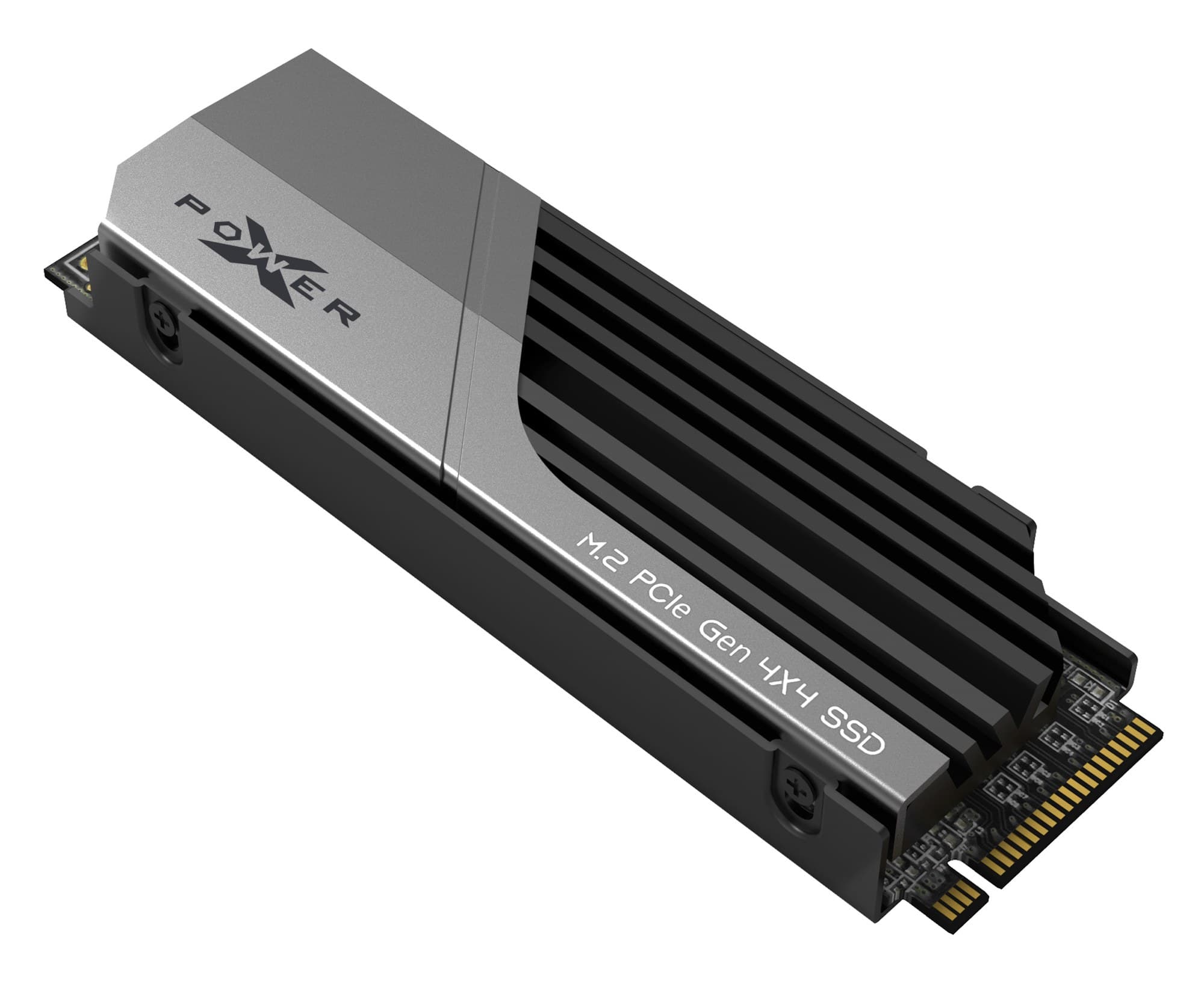 1TB Silicon Power XS70 PCIe Gen 4x4 M.2 2280 Internal SSD With Aluminum Alloy Heatsink