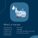 Omron Nami Cat NE-C303K-KDUK Compressor Nebuliser - Light Blue thumbnail 6