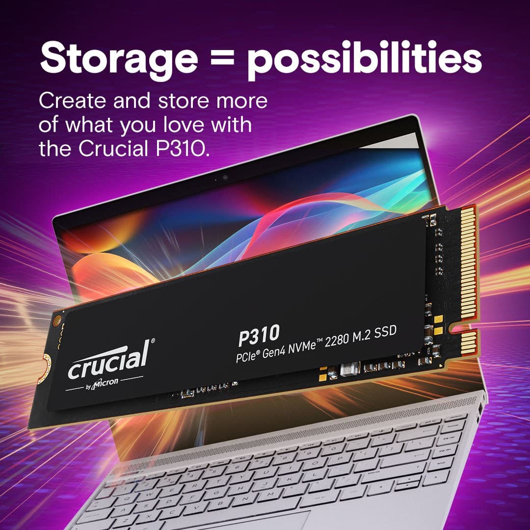 Crucial P310 1 TB M.2 PCI Express 4.0 NVMe - Image 6
