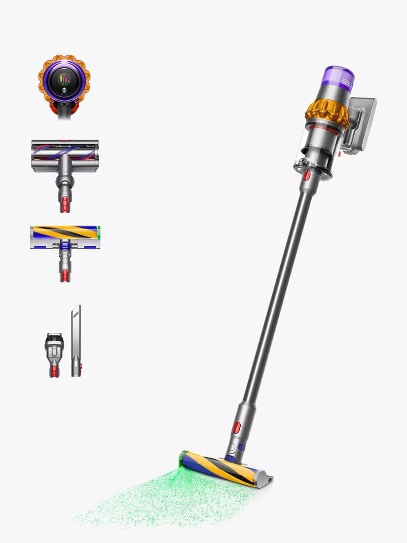 Dyson V15 Detect Absolute Cordless Vacuum Yellow & Nickel - Image 1