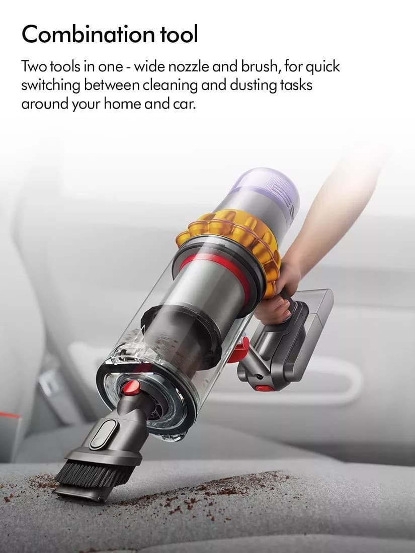 Dyson V15 Detect Absolute Cordless Vacuum Yellow & Nickel - Image 10