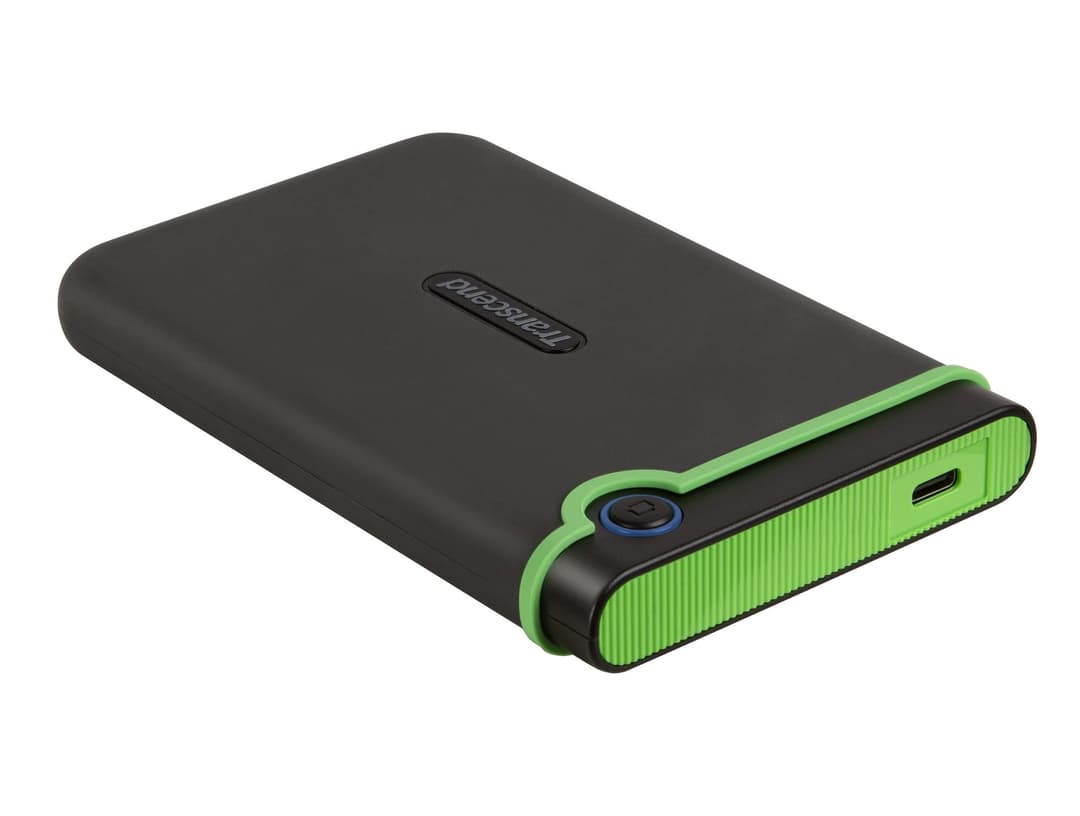 2TB Transcend USB3.1 Type-C StoreJet 25M3C 2.5-inch External Hard Drive Shock-Resistant - Image 1