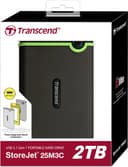 2TB Transcend USB3.1 Type-C StoreJet 25M3C 2.5-inch External Hard Drive Shock-Resistant thumbnail 3
