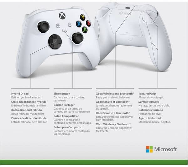 Microsoft Xbox Wireless Controller Robot White - Image 5