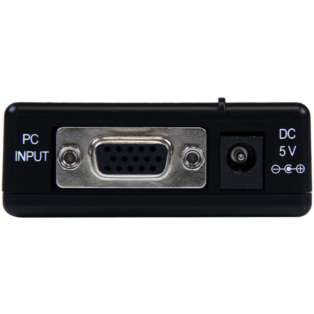 StarTech VGA2VID High Resolution VGA to Composite or S-Video Converter - Black - Image 5