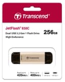 256GB Transcend JetFlash 930C 2-In-1 USB3.2 Flash Drive thumbnail 6