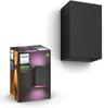 Philips Hue Resonate White and Colour Ambiance LED Smart Outdoor Wall Light - Black