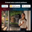Philips Hue Resonate White and Colour Ambiance LED Smart Outdoor Wall Light - Black thumbnail 7