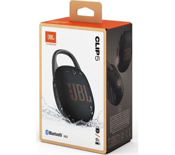 JBL Clip 5 Bluetooth Speaker Black - Image 2