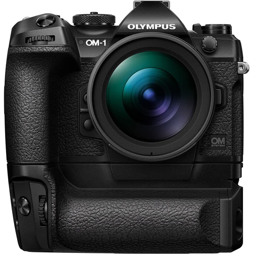 OM SYSTEM HLD-10 Power Battery Grip for OM-1 - Black - Image 3