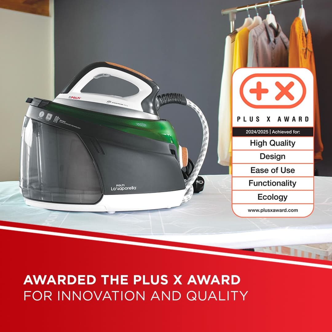 Polti La Vaporella XT90C Steam Generator Iron - Green/Grey - Image 2