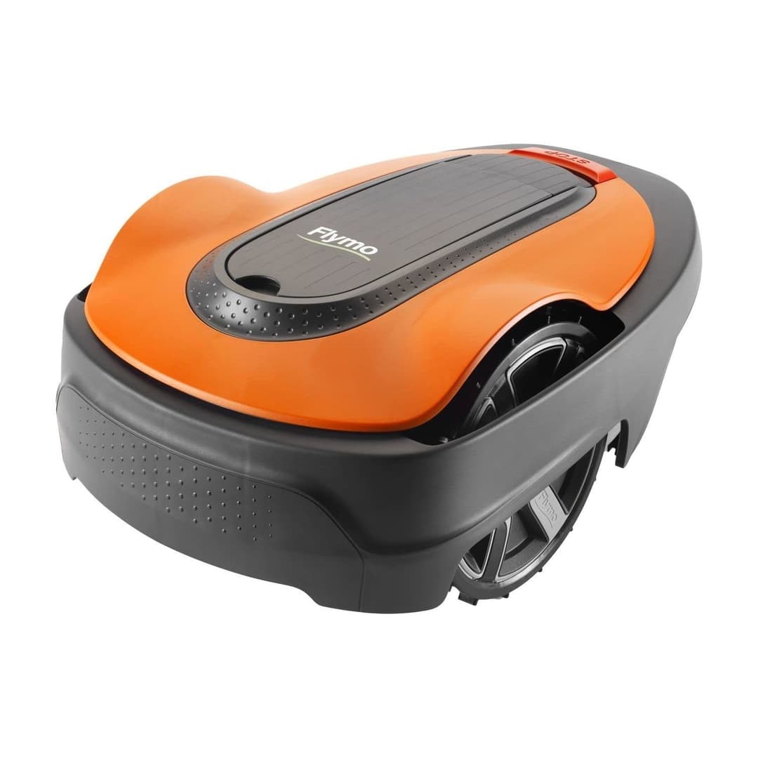 Flymo EasiLife 800 Robotic Lawn Mower - Orange and Grey - Image 1