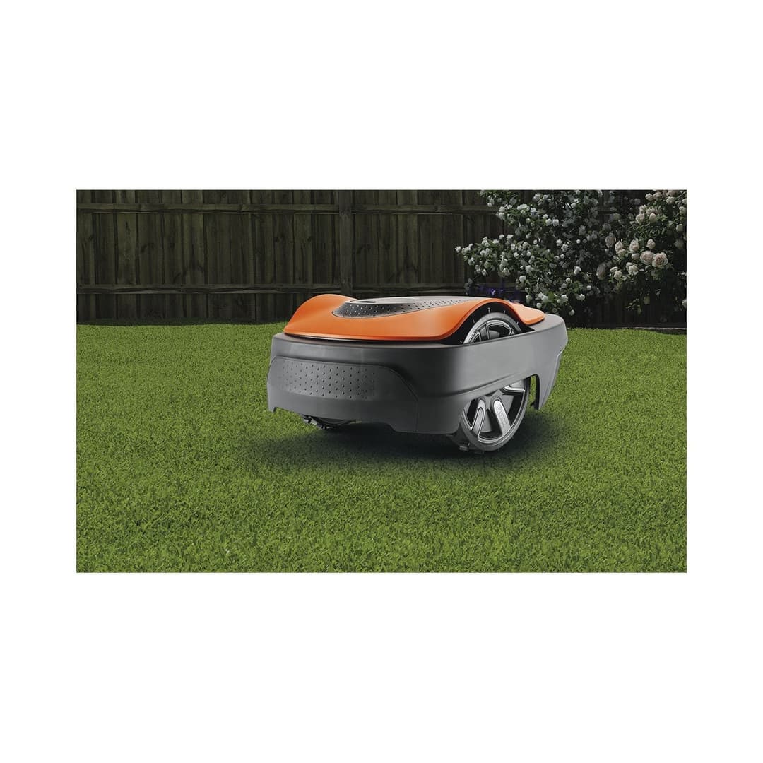 Flymo EasiLife 800 Robotic Lawn Mower - Orange and Grey - Image 2