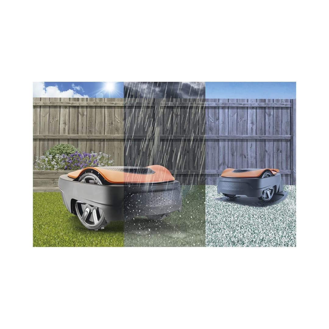 Flymo EasiLife 800 Robotic Lawn Mower - Orange and Grey - Image 3
