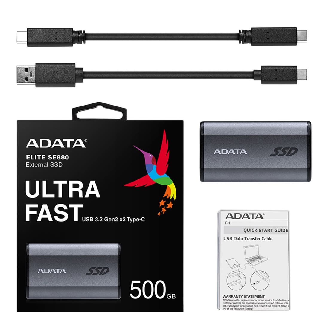ADATA SE880 500 GB USB Type-C 3.2 Gen 2 (3.1 Gen 2) Wi-Fi Grey - Image 7