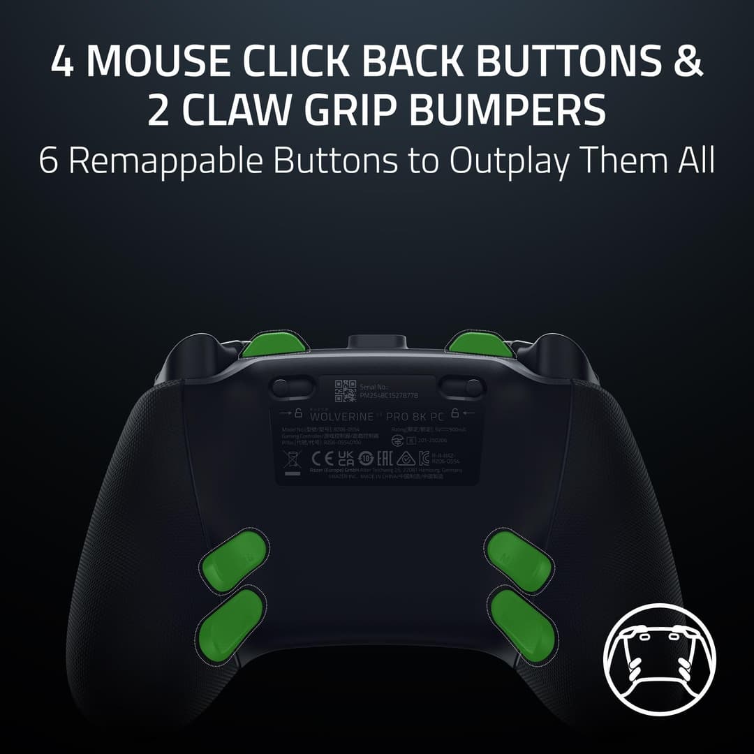 Razer Wolverine V3 Pro RZ06-05540100-R3U1 Wireless Gaming Controller - Black - Image 5