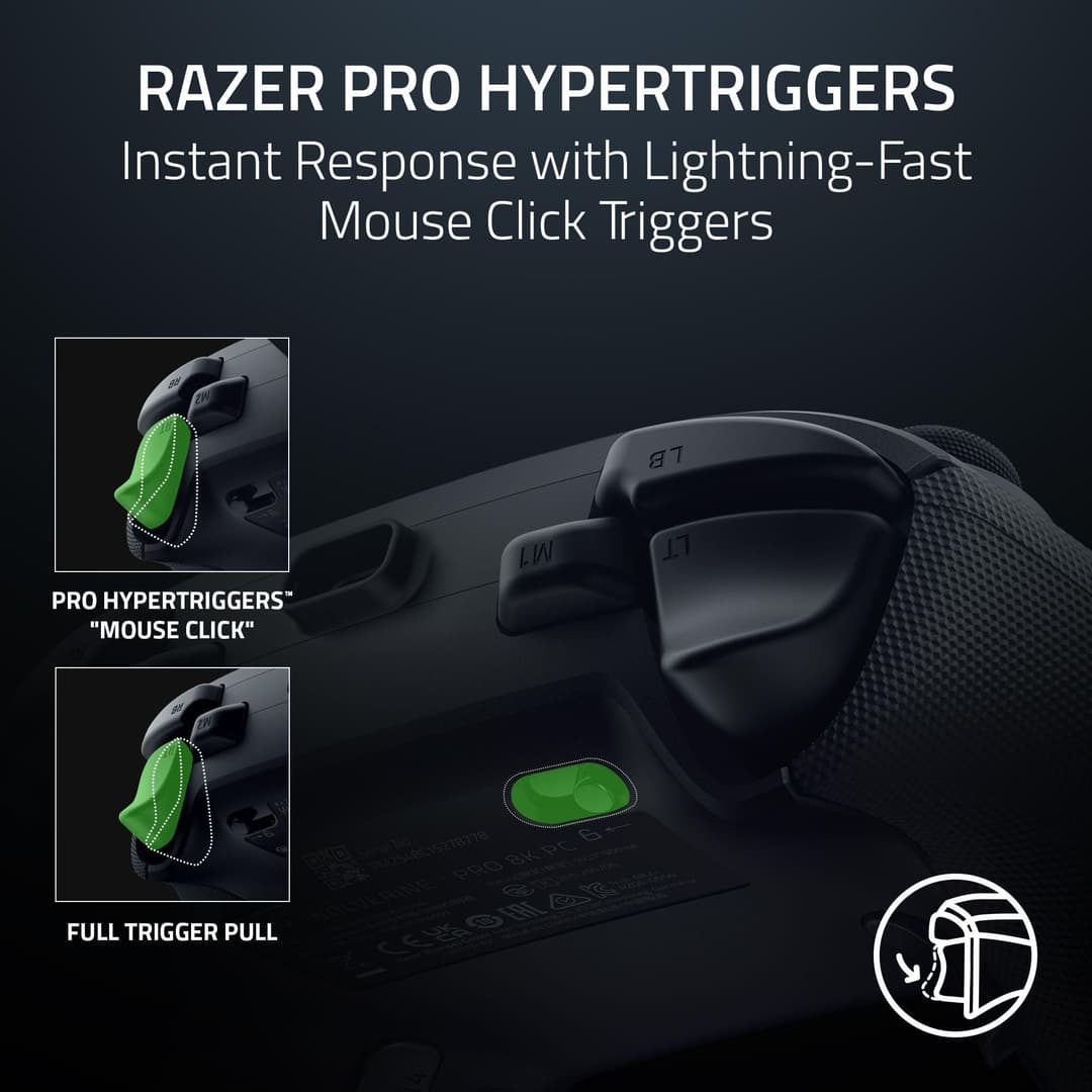 Razer Wolverine V3 Pro RZ06-05540100-R3U1 Wireless Gaming Controller - Black - Image 6