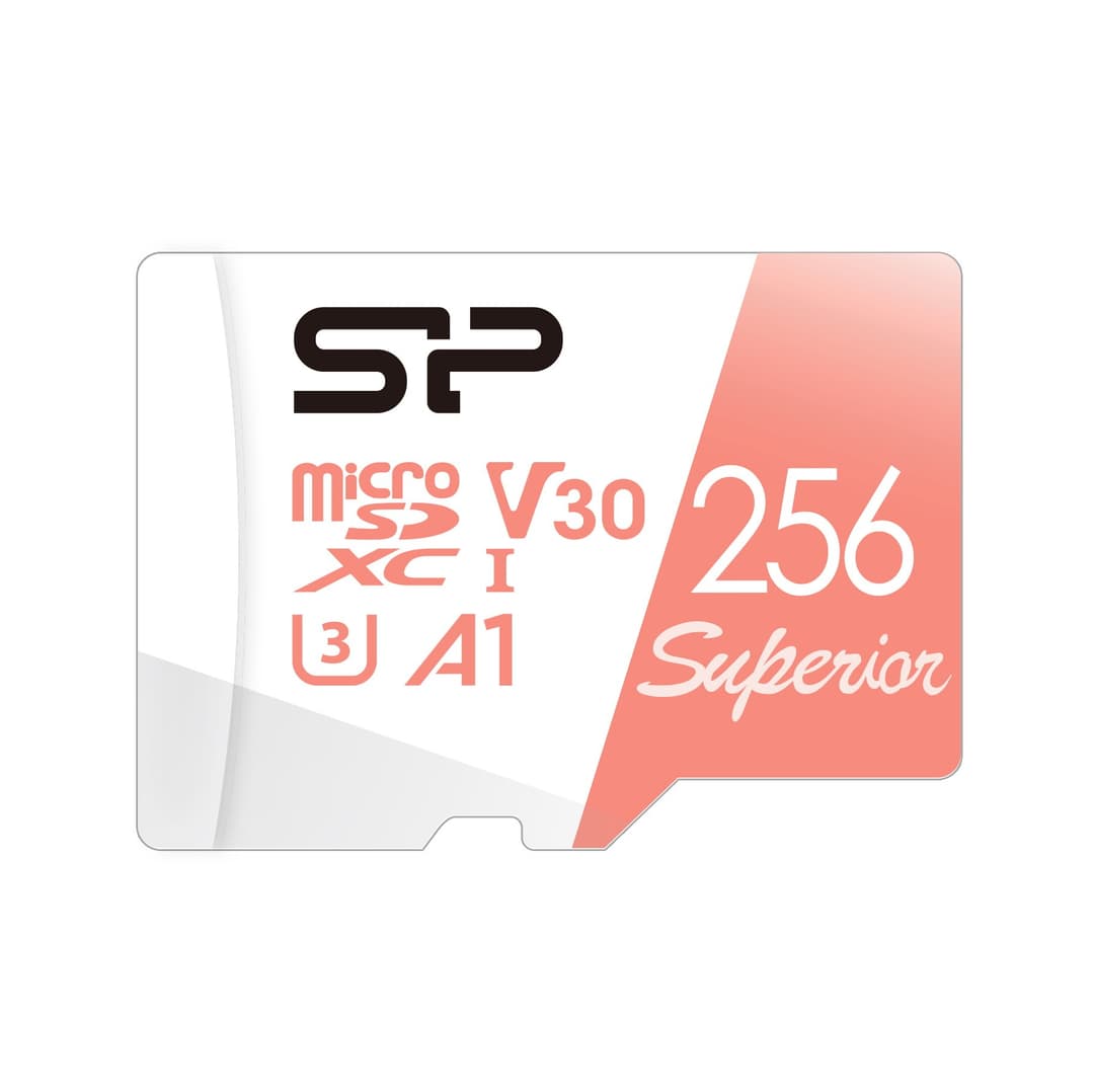 256GB Silicon Power Superior microSDXC UHS-I 4K Ultra HD Memory Card - Image 3