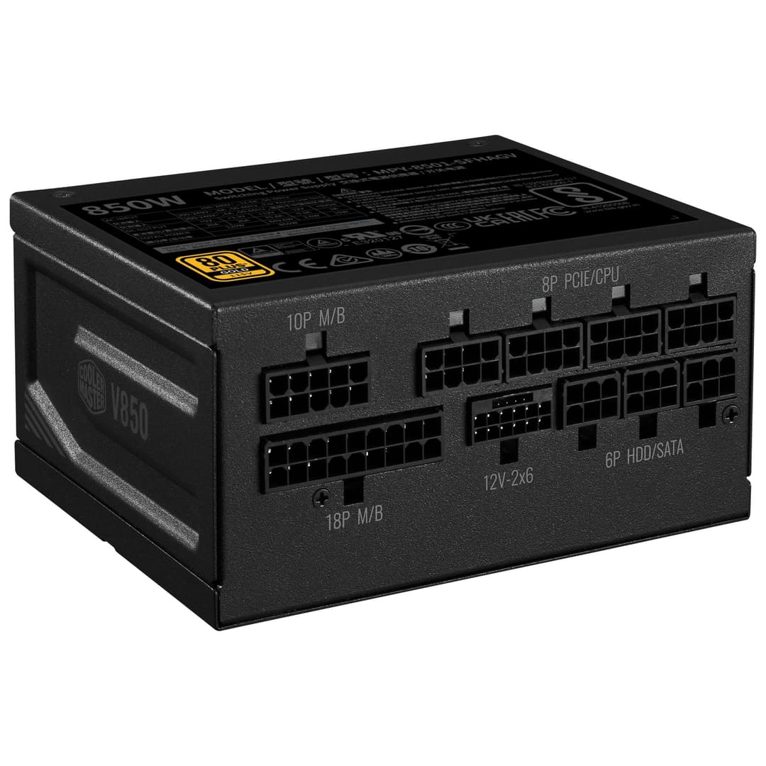 Cooler Master V850 SFX Gold ATX 3.1 Power Supply Unit - Black - Image 3