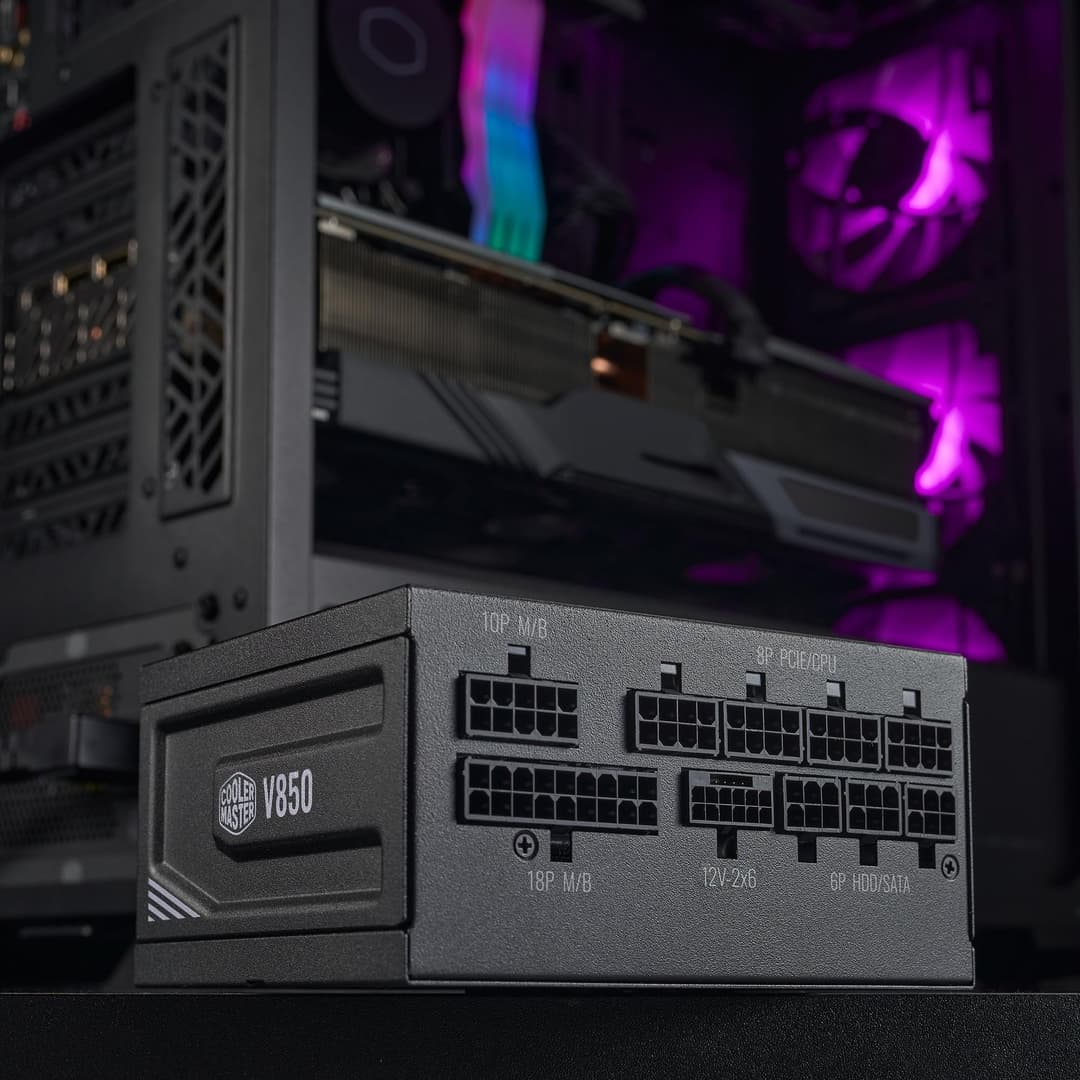 Cooler Master V850 SFX Gold ATX 3.1 Power Supply Unit - Black - Image 5