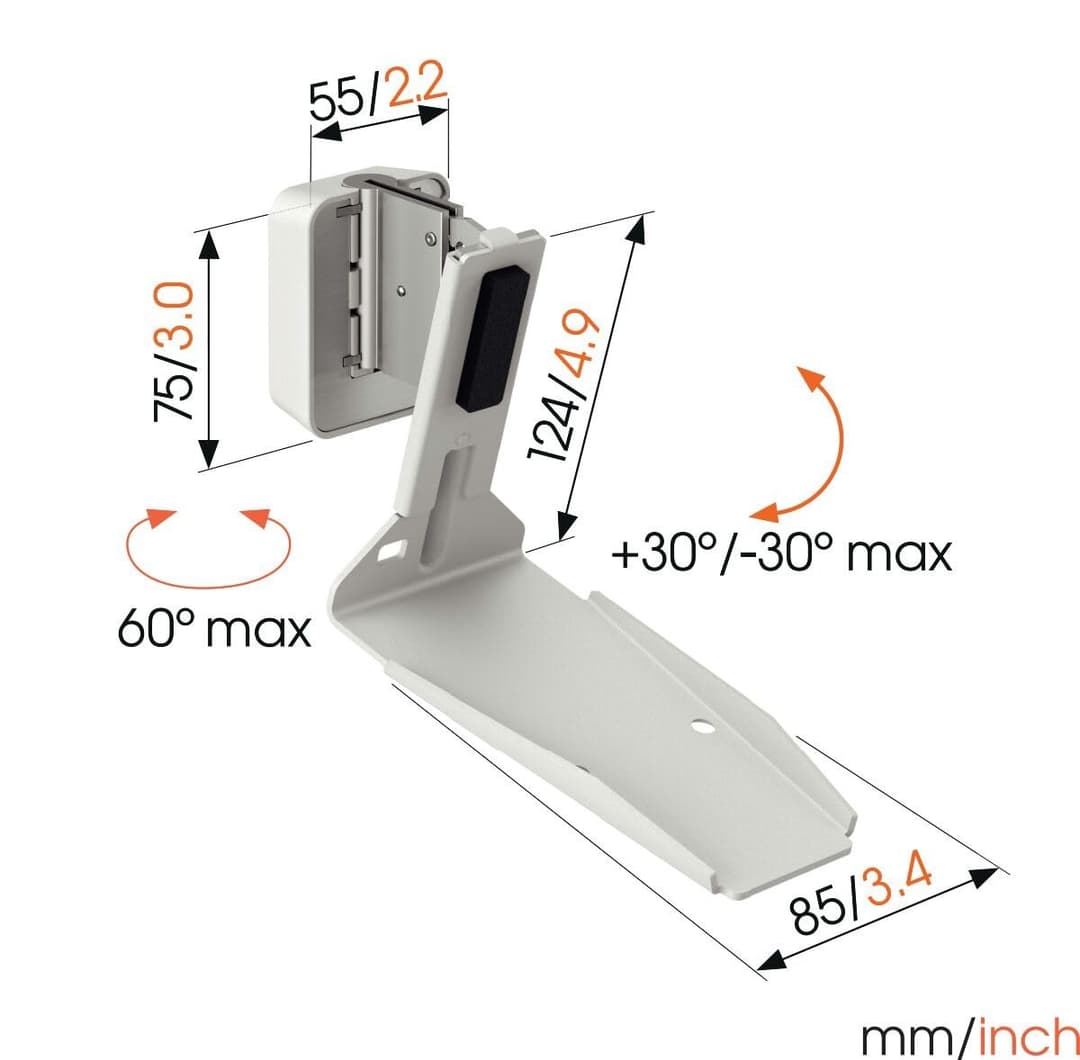 Vogel's SWM 4131 Speaker Wall Bracket for Sonos ERA 300 - White - Image 6