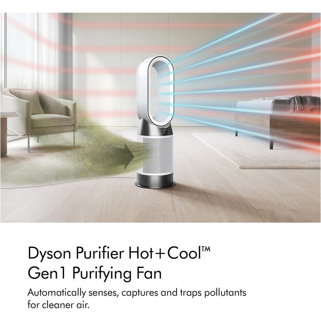 Dyson HP10 Hot+Cool Air Purifier Silver/White - Image 3