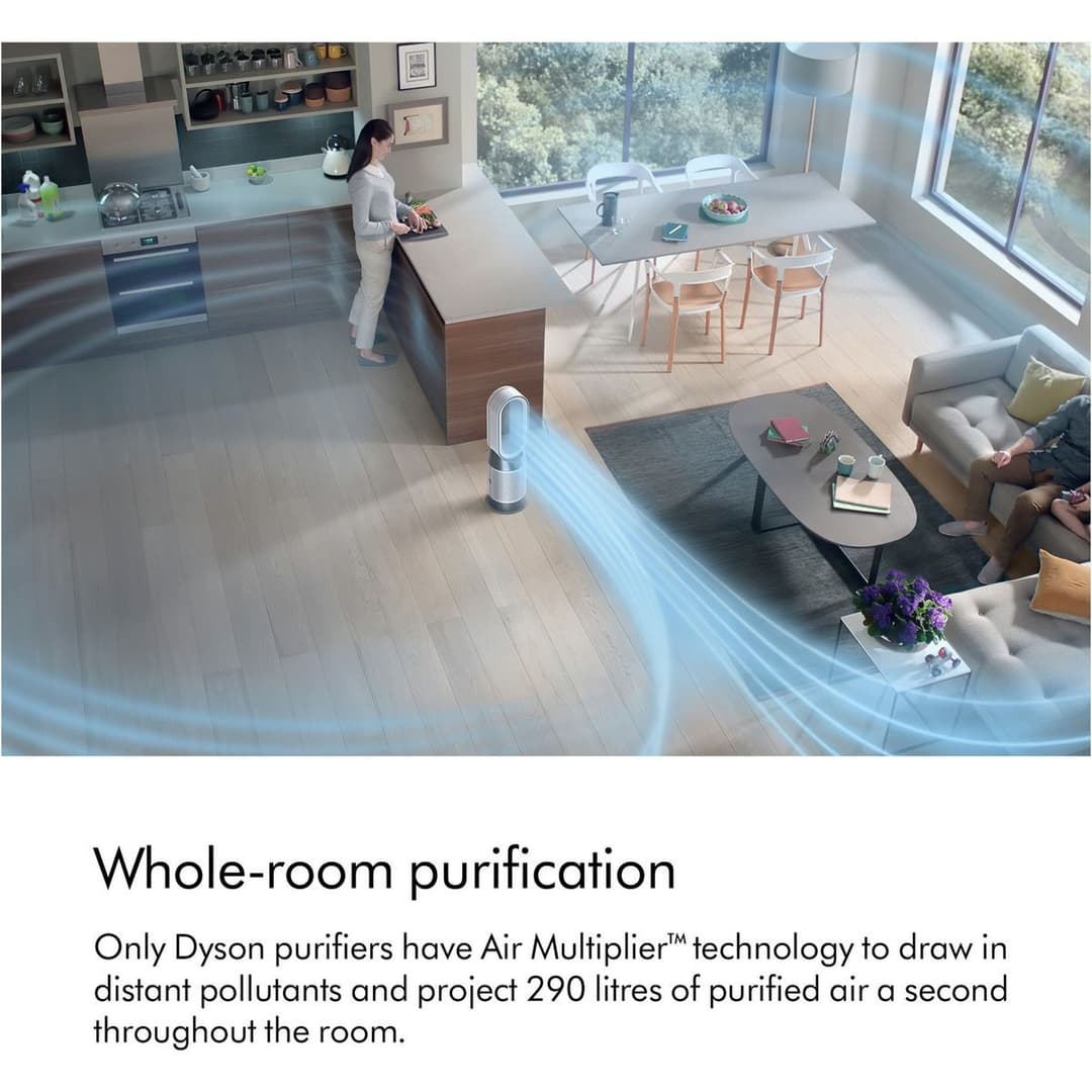 Dyson HP10 Hot+Cool Air Purifier Silver/White - Image 4