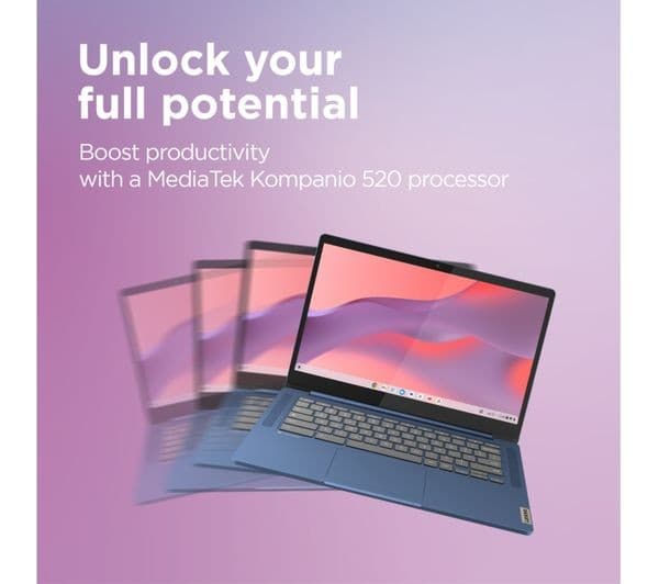 Lenovo IdeaPad Slim 3 Chromebook MediaTek Kompanio 520 8GB 128GB Abyss Blue - Image 10