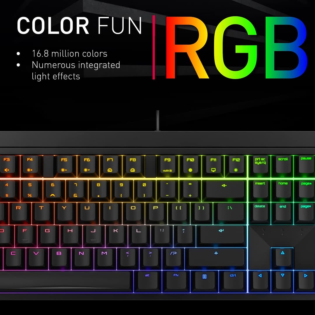 CHERRY MX 2.0S Mechanical Gaming Keyboard - Black - Image 5