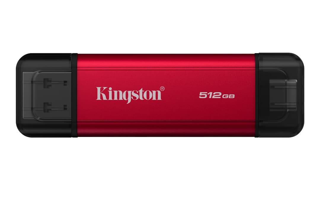 Kingston Technology 512GB Dual USB-A/C Portable SSD, Up to 1050MB/s USB 3.2 Gen 2 - Image 1