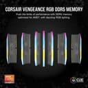 Corsair Vengeance RGB CMH32GX5M2B6400Z32 memory module 32 GB 2 x 16 GB DDR5 6400 MHz thumbnail 6