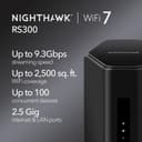 NETGEAR Nighthawk RS300 WiFi 7 Router Black thumbnail 2