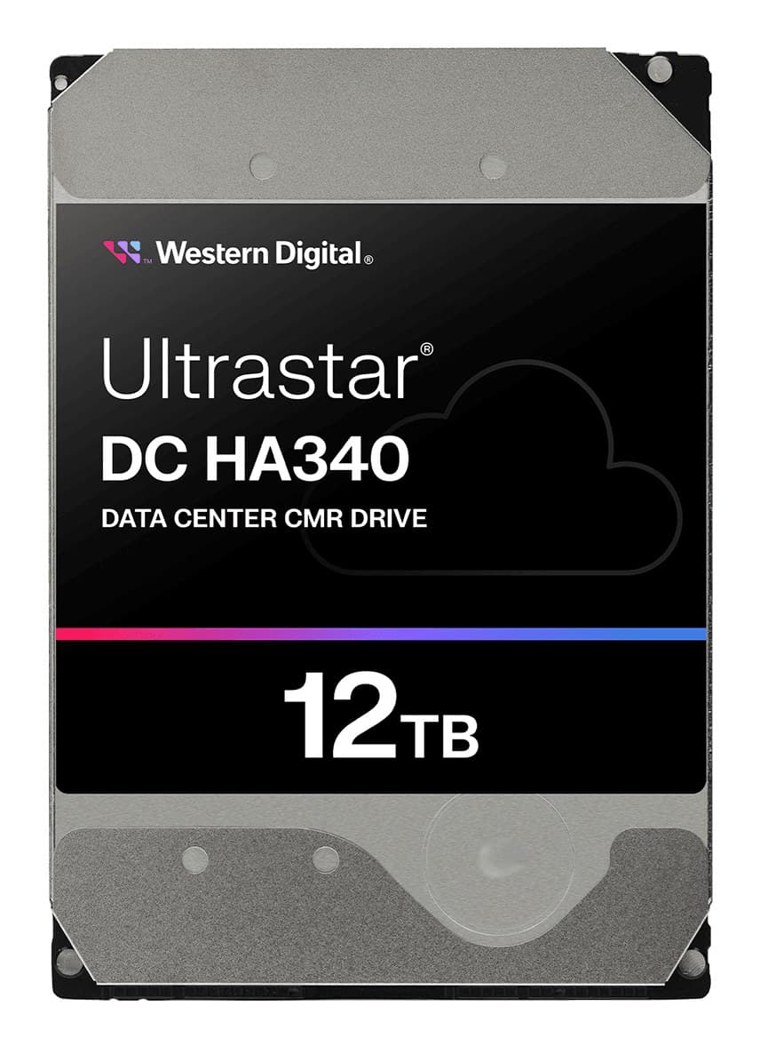 Western Digital Ultrastar DC HA340 internal hard drive 12 TB 7200 RPM 512 MB 3.5" Serial ATA - Image 1