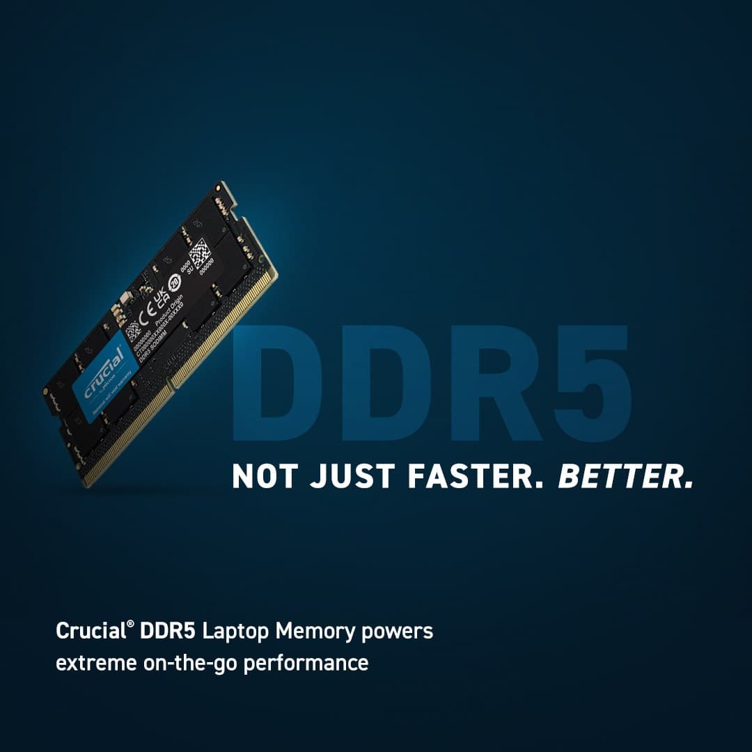 Crucial CT2K32G56C46S5 memory module 64 GB 2 x 32 GB DDR5 5600 MHz - Image 2